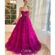 thumbnail image 2 of Cathy Rose Pink A-line فستان سهرة Spaghetti Strap Party Dresses Multilayer Tulle Prom Dress 2023 Sweet Sleeveless Evening Dress16 Gao Jinjia LED, 2 of 2