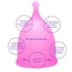 thumbnail image 5 of Copa menstrual reutilizable para copas menstruales femeninas Suministros suaves para mujeres (transparente, L), 5 of 5