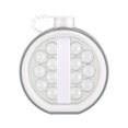 thumbnail image 1 of Muyoka Molde para hacer bolas de hielo 2 en 1, bandeja port谩til para cubitos de hielo, gran capacidad, molde para hacer bolas de hielo, molde para hervidor de agua, molde para bolas de hielo de whisk, 1 of 7