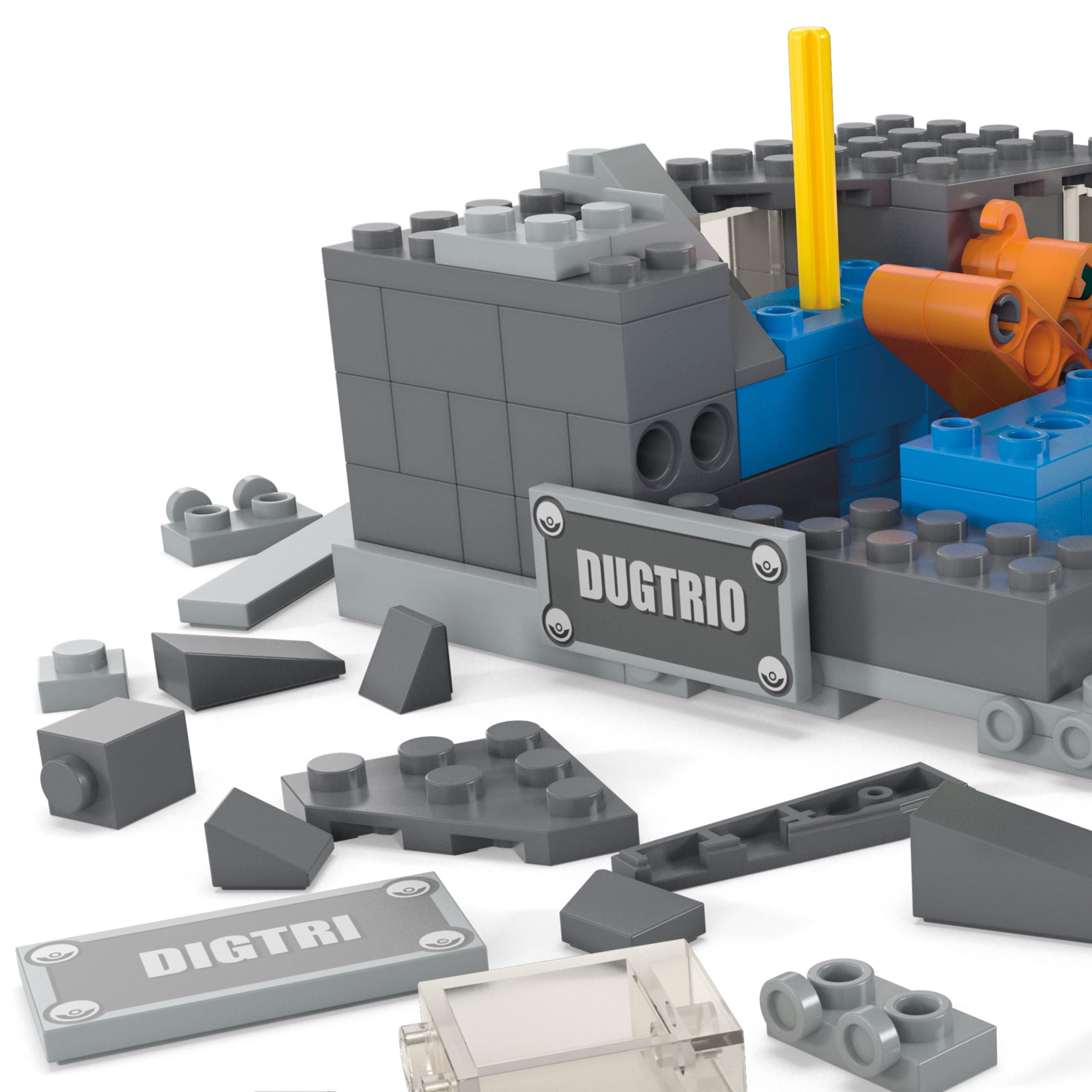 MEGA Pokemon Mini Motion Dugtrio Building Toy Kit (350 Pieces) for Collectors