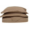 thumbnail image 1 of Egyptian Cotton 650 Thread Count Solid Duvet Cover Set  Full/Queen-Taupe, 1 of 1