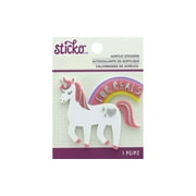 EK Sticko Sticker Acrylic For Reals Unicorn