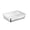 Large Size, variant on Stainless Steel Rectangle Tray Large Capacity Metal Food Serving Plate Rice Noodle Pan Home Lunch Bento Dishes Storage Organizer