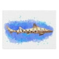 thumbnail image 2 of Leopard Shark, Watercolor (1000 Piece Puzzle, Size 19x27, Challenging Jigsaw Puzzle for Adults and Family, Made in USA), 2 of 4