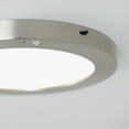 thumbnail image 6 of Artika Lumo 2 Light Pack Integrated LED Flush Mount Closet Lights Brushed Nickel Finish, 6 of 7