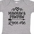 thumbnail image 4 of Inktastic Mawmaw and Pawpaw Love Me Girls Baby Bodysuit, 4 of 5