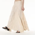 thumbnail image 2 of RUTAYY Women Solid Color Plus Size Skirt Plus Size Women Loose Oversized Skirt Casual Travel Skirts, 2 of 6