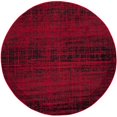 thumbnail image 2 of Safavieh Adirondack Collection ADR116F Moderne Abstrait Anti-Décoloration Résistant Salon Chambre à Coucher Tapis, 4' x 4' Rond, Rouge / Noir, 2 of 3