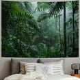 thumbnail image 2 of BCIIG  Jungle Tapestry Wall Hanging, Rainforest Landscape Tapestry Green Forest Tapestries Wall Art Hanging, Nature Scenery Misty Tapestry for Bedroom Living Room Dorm,, 2 of 6