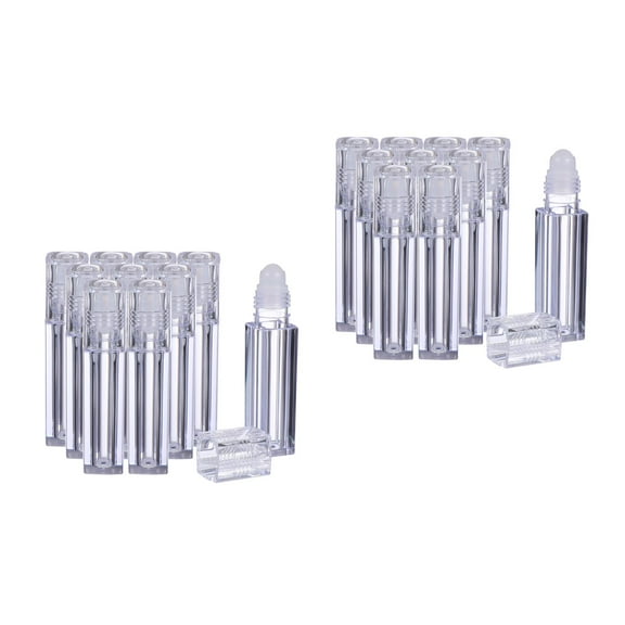 2 Pieces Amber Bottles Cuticle Oil Pen Roller Ball Essential Travel