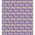 thumbnail image 3 of Ambesonne Floral Duvet Cover Set, Digital Flowers Composition, Calking, Pale Tan Violet, 3 of 3