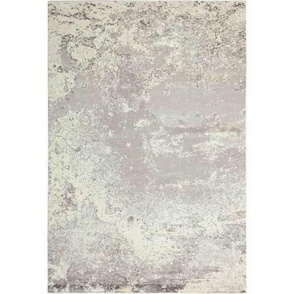 Nourison Twilight 66" x 96" Wool Indoor Rug in Off White Finish