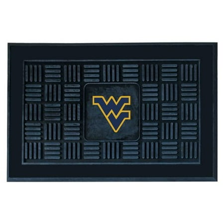West Virginia Mountaineers Tailgater Mat - NCAA West Virginia University Medallion Door Mat