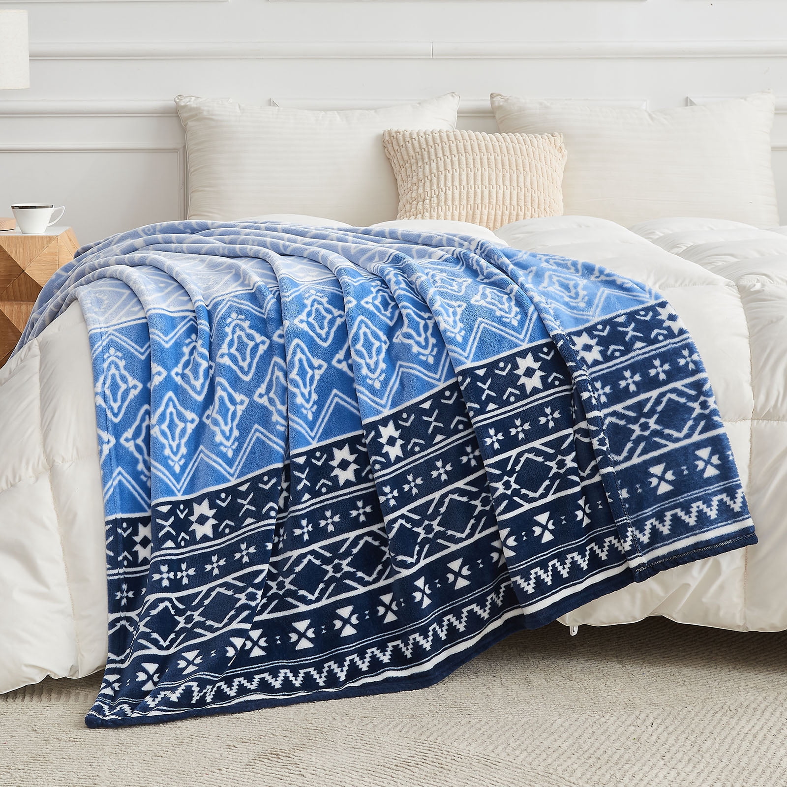 Gogreen Cozy Blanket Printed Blanket Twin Blanket - 300 GSM Fleece Blanket Twin Size Blanket for Home Decoration, Ultra Soft Blanket Microfiber Twin Blanket (Twin - 60" x 80")