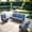 3PCS-Sofa & Rocking Chairs, variant on OPOHORO 7-Piece Outdoor Patio Furniture Set with Sofa, 2 Swivel Rocking Chairs, 2 Ottomans, Coffee Table and Side Table, PE Wicker Deep Seating with Blue Cushions
