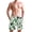 Green Camouflage Shapes, variant on Dailycode Men's Quick Dry Swim Trunks Beach Shorts Casual Summer Board Shorts with Pockets, Minimalist Abstract Splashes