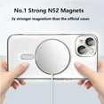 thumbnail image 6 of Magnetic Case for iPhone 15 Plus Case Clear Compatible with MagSafe Built-in Camera Lens Protector Soft Slim Shockproof Phone Case Cover for iPhone 15 Plus 6.7" - Pink, 6 of 6