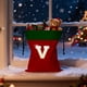 thumbnail image 5 of Bolsa de Almacenamiento Del Árbol de Navidad Bolsa de Regalo de Navidad de 26 Cartas 12.2x14.96In Rojo Poliéster con Cordón Bolsas de Regalo de Navidad, 5 of 6