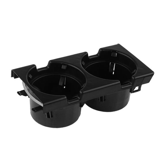 BFY Center Console Water Cup Drink Bottle Holder Assembly Accessaries for BMW 3 Series E46 Sedan / Wagon / Compact / Coupe / Convertible / M3 1997-2006, Black