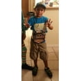 thumbnail image 4 of John Cena Boys Blue Throwback Kids Costume T-shirt Hat Wristbands YL, 4 of 6