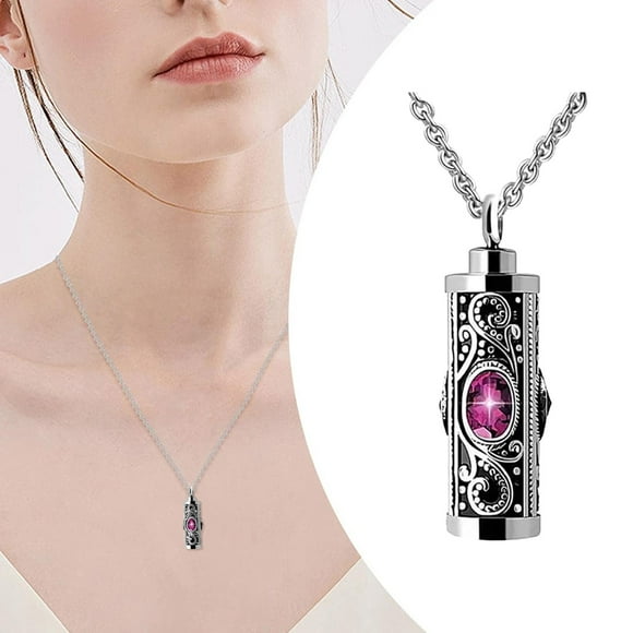 iTNHFP Custom Necklace for Women Necklace Design Bottle Necklace Female Personality Red Bottle Goblet Collarbone Chain
