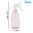 thumbnail image 4 of Unique Bargains 1 Pc Durable Hair Spray Bottles Frosted Pattern Spray Bottles for Hair 500ml Pink, 4 of 6