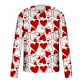 thumbnail image 5 of fartey Men Plus Size Valentine's Day Shirt Funny 2025 Love Heart Printed Long Sleeve Blouse Lightweight Soft Crewneck Dressy Workout Tops for Gifts, S-5XL, 5 of 5