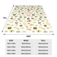 thumbnail image 3 of Susaid Sushi and Rolls Print Microfiber Cleaning Cloth, Multi-Functional Cleaning Towels, Highly Absorbent Cleaning Rags,Cleaning Cloths for Car Kitchen Home-40"x30", 3 of 7