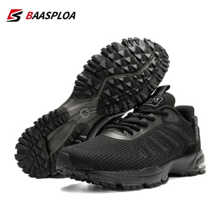 

Baasploa Men s Lightweight Comfortable Running Shoes Non Slip Breathable Knit Sneakers