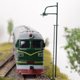thumbnail image 3 of Matsuzay Modelo de tren, farola, decoraciones para el jardín del hogar, luz LED de vía férrea, lámpara de pista de un solo cabezal en miniatura, Artesanía Verde (Escala 1:120) Matsuzay HA064509-09, 3 of 6