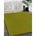 thumbnail image 3 of Ahgly Company Machine Washable Indoor Square Transitional Olive Green Area Rugs, 4' Square, 3 of 7