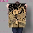 thumbnail image 3 of Póster Artístico Retro de bruja y Luna, cuadro sobre lienzo para pared, decoración para sala de estar sin marco, 3 of 4