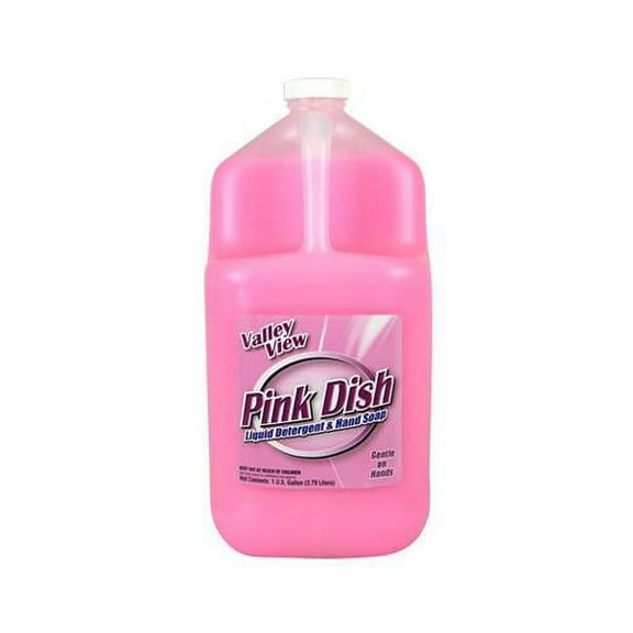 Pink Dish Liquid Detergent and Hand Soap