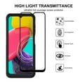 thumbnail image 2 of Njjex [1-Pack] for Samsung Galaxy A11 A12 A13 A14 5G A21 A02S A03S A42 A52 A71 5G Tempered Glass Screen Protector, Anti-Scratch, Anti-Fingerprint, Bubble Free, 2 of 5