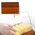 thumbnail image 4 of Utensilios de Cocina Multifuncionales Accs con Herramienta de Electrodoméstico de Alambre con Mango , Rebanadora de Queso para Comida, Madera de Sunnimix Tabla para cortar queso, 4 of 8