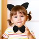 thumbnail image 4 of 1 juego de diadema con orejas de gato para Halloween, pajarita y cola para mujeres y niños, accesorios de disfraz de gato peludo para fiestas y disfraces, 4 of 8