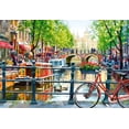 thumbnail image 2 of Bridge Toys - Castorland, 1000 Piece Jigsaw Puzzle, Amsterdam Landscape, 2 of 5