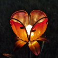 thumbnail image 2 of Solar Powered Flower Light LEDs Lawn Lamp Decorative Stake Lantern IP55 Water-resistant Outdoor Lights for Walkway Lawn Path Garden Landscape Lamps, 2 of 5
