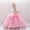 NEW Pink, variant on WSMEA Dresses for Girls Dance Party Sleeveless Solid Color Flower Birthday Party With Headband Skater Dress
