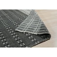 thumbnail image 4 of EORC RN02CH10X14 Hand-Knotted Wool, Cotton Flat Weave Rug, 10' x 14', CHARCOAL Area Rug, 4 of 5