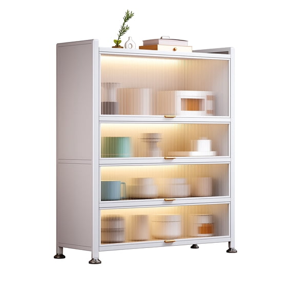 Joybos Upgraded Larger Heavy Metal Kitchen Storage Cabinet