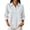 114#Light Gray, variant on Womens Polo Shirts 3/4 Sleeve Solid Color Button Lapel Collar Business Casual Golf Tops Sky Blue XL