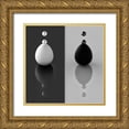 thumbnail image 1 of Bunjamin (Abe), Antonyus 15x15 Gold Ornate Wood Framed with Double Matting Museum Art Print Titled - Yin Yang Eggs, 1 of 4