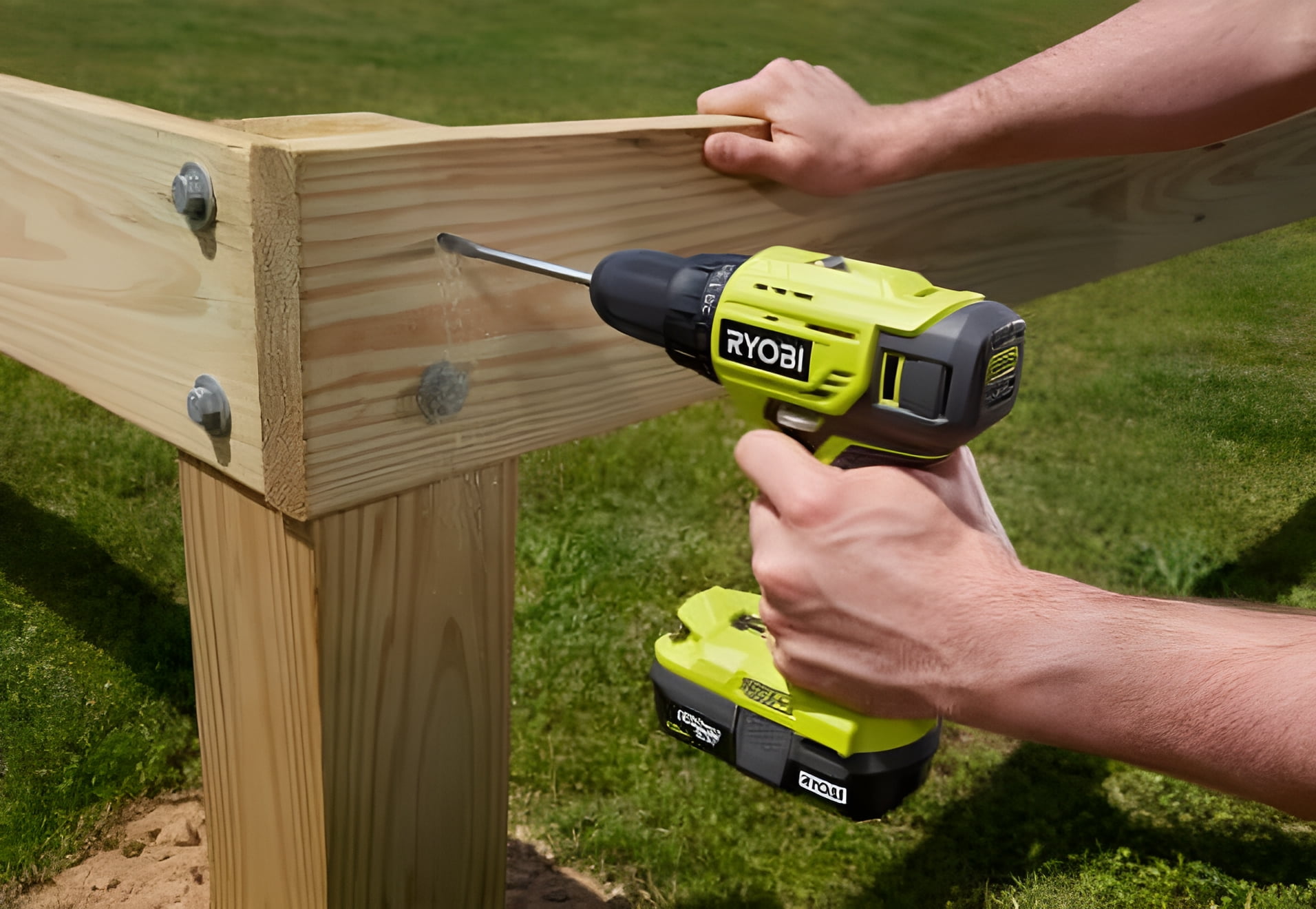 Ryobi 18-Volt ONE+ Lithium-Ion Cordless 2-Tool Combo Kit w/ Drill/Driver, Impact Driver, (2) 1.5 Ah Batteries, Charger and Bag