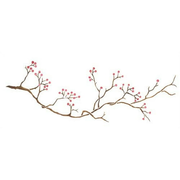 Winterberry Wall Stencil SKU #2866 by Designer Stencils