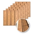thumbnail image 2 of Piso Deck Madera Natural Wpc Modular Jardín 30x30cm Fácil Instalación 6pzs, 2 of 8