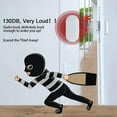 thumbnail image 4 of 2 Pieces Door and Window Alarm Wireless Magnetic Sensor with 2 Remote Controls for Home Security System Child Security Burglar Alarm Detector 130dB Siren with Battery, 4 of 5