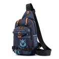 thumbnail image 1 of Bolso de pecho de moda para hombre, mochila cruzada multifuncional para exteriores, bolso de hombro deportivo, 1 of 6