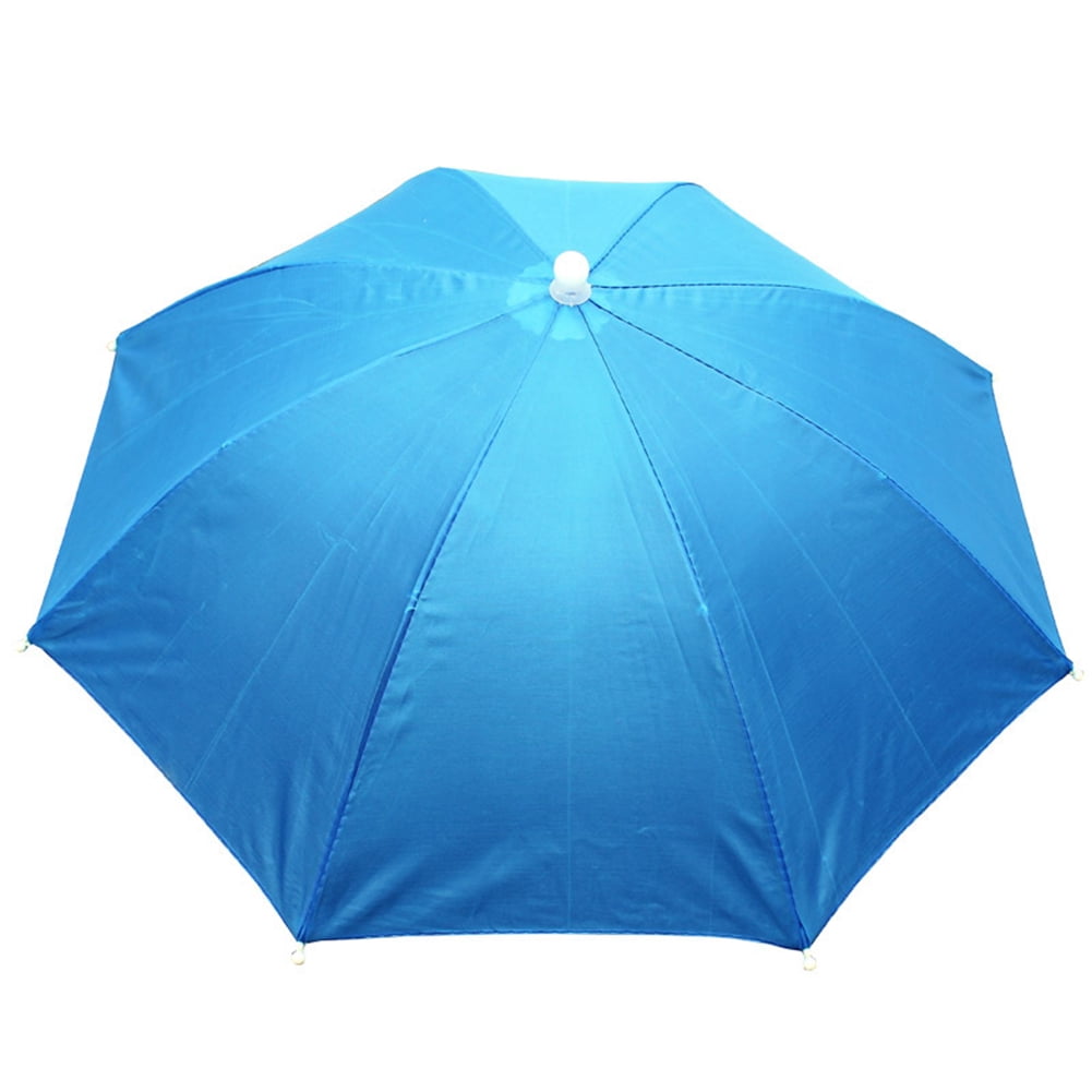 Outdoor Camouflage Sun Rain Fishing Hiking  Umbrella Hat Cap Foldable Headwear 