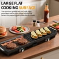 thumbnail image 5 of Sunvivi 1600W Electric Griddle with Dual Cooking Zones, 5 of 6